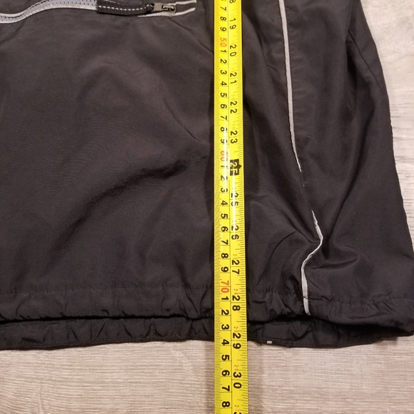 Vintage Nike Anorak 1/2 Zip Pullover Windbreaker Jacket Mens Large Black Swoosh - Picture 7 of 8